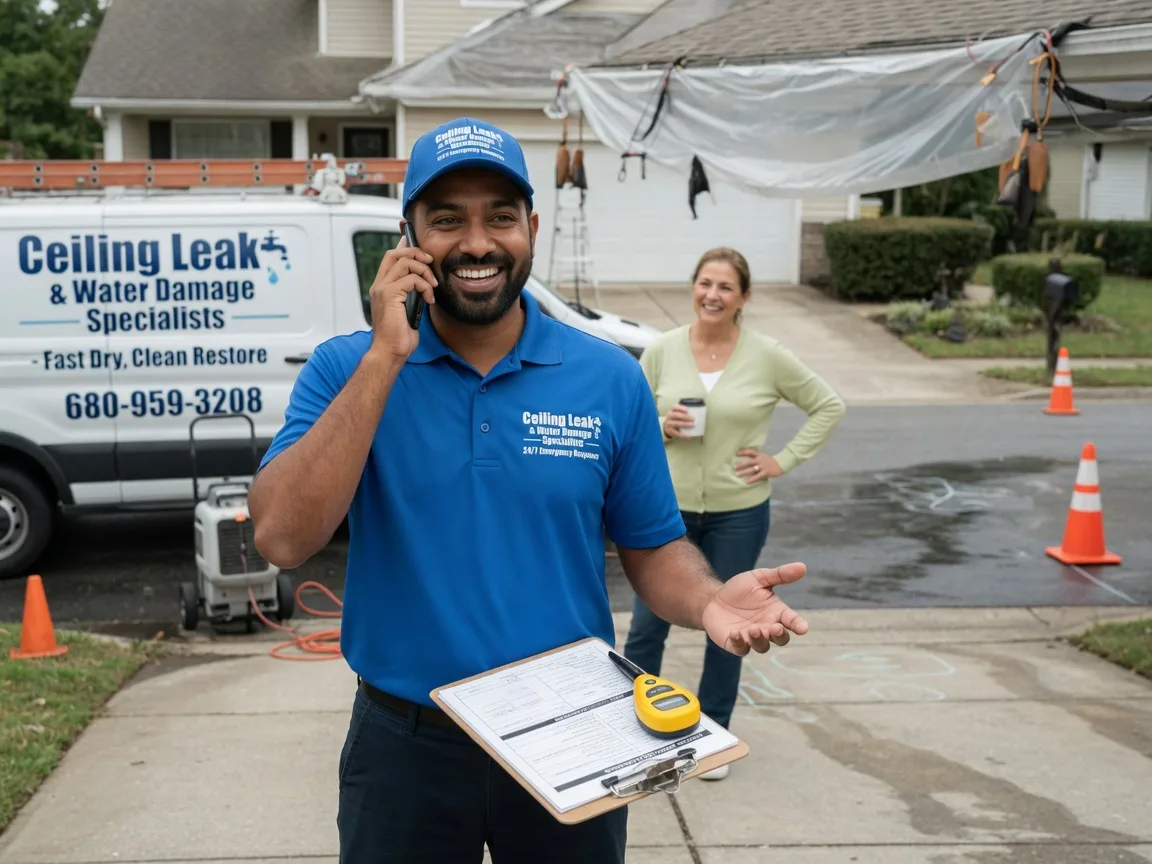 Ceiling Leak Cleanup Hale Center, TX FAQs